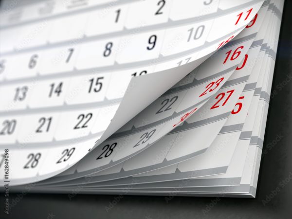 Fluid Maintenance Program Calendar